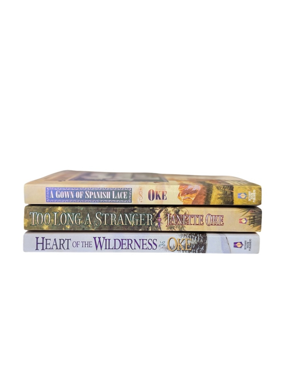 Janette Oke Out of Print Christian Fiction Book Bundle 3 PB Historical Romance - Picture 2 of 5